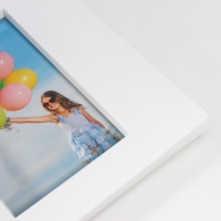 Мультирамка "СЕМЬЯ" коллаж на 9 фото 10х15 см, белый с золотым