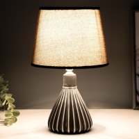 Светильник "Бени" 1хЕ14 40Вт серый 20х20х33 см RISALUX