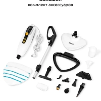 Паровая швабра и пароочиститель "2 в 1" с насадками КТ-3917 Паровая швабра и пароочиститель "2 в 1" с насадками КТ-3917