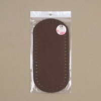 Донце для сумки, овальное, 25 &times; 12 &times; 0,3 см, цвет коричневый