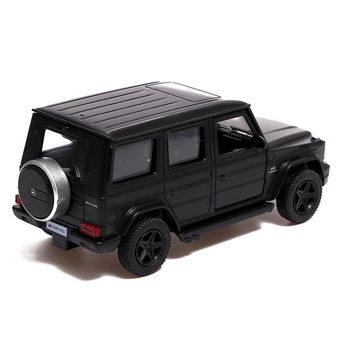 Машина металлическая MERCEDES-BENZ G63 AMG, 1:32, открываются двери, инерция, цвет чёрный матовый Машина металлическая MERCEDES-BENZ G63 AMG, 1:32, открываются двери, инерция, цвет чёрный матовый