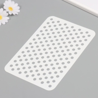 Трафарет пластиковый "Горох", 16х24 см Трафарет пластиковый "Горох", 16х24 см