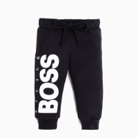 Штанишки детские Крошка Я "Little Boss", рост 80-86 см, цвет чёрный