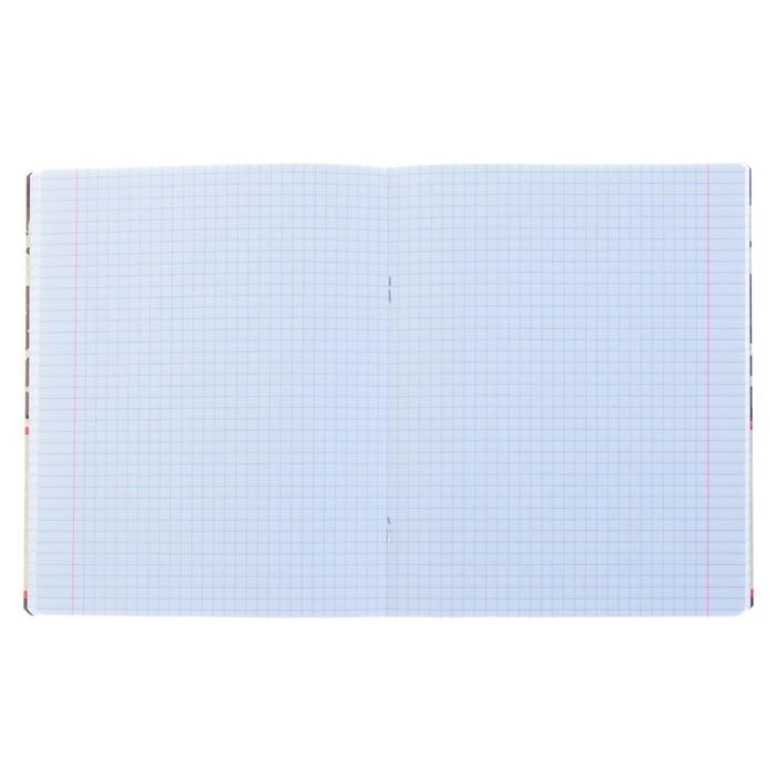 Тетрадь 48 листов в клетку "Милитари. Камуфляж", обложка мелованный картон, УФ-лак, конгрев, МИКС