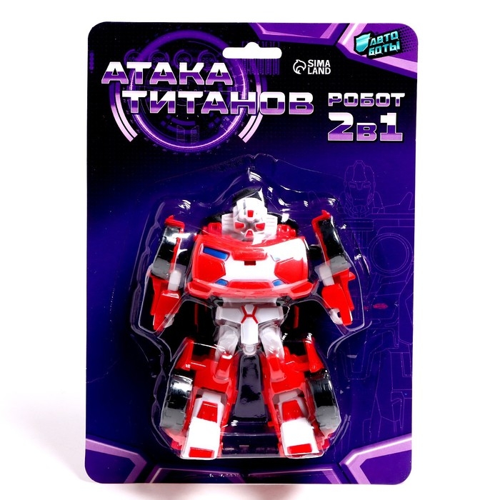 Робот &laquo;Автобот&raquo;, трансформируется, цвет красный