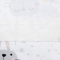 Штора Этель Funny rabbits, 145*260 см, 100% хлопок
