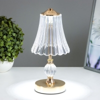 Настольная лампа сенсорная "Асфира" LED 10Вт АКБ золото 12х12х30 см Настольная лампа сенсорная "Асфира" LED 10Вт АКБ золото 12х12х30 см