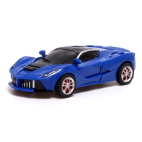 Робот инерционный &laquo;Спорткар&raquo;, трансформируется при столкновении, цвета МИКС