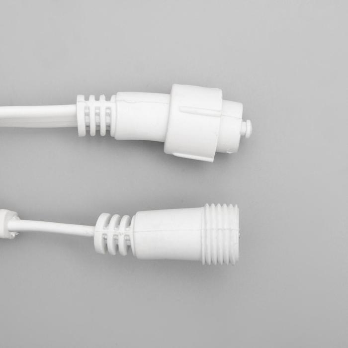 Гирлянда &laquo;Занавес&raquo; 2 &times; 6 м, IP44, УМС, белая нить, 1440 LED, свечение синее, 220 В