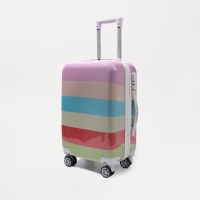 Чемодан малый 36 л (S), отдел на молнии, кодовый замок, цвет разноцветный
