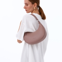 Сумка женская TEXTURA, багет, маленький размер, цвет тёмно-бежевый