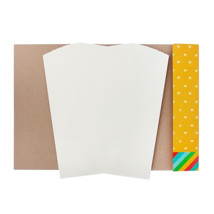 Папка для рисования А4, 30 листов "Енот", плотность 120г/м