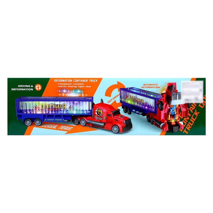 Робот &laquo;Грузовик&raquo;, трансформируется, световые и звуковые эффекты