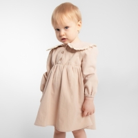 Платье для девочки MINAKU, цвет бежевый, рост 86-92 Платье для девочки MINAKU, цвет бежевый, рост 86-92