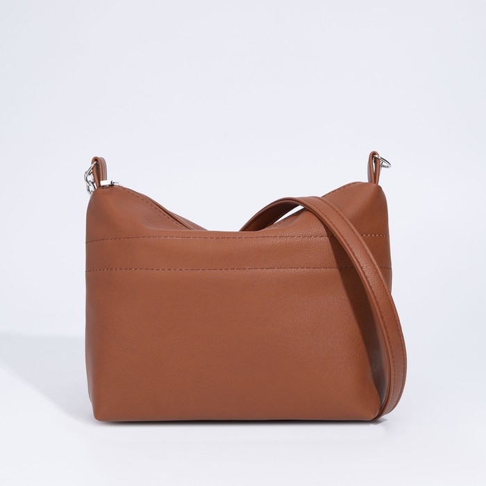 Сумка кросс-боди на молнии, цвет рыжий Сумка кросс-боди на молнии, цвет рыжий