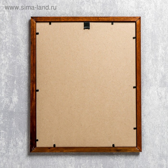 Фоторамка  дерево 24х30 см, орех, МИКС ( пластиковый экран)