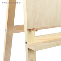 Мольберт тип «Хлопушка», 100 х 50 х 55 см, планшет съёмный 50 х 50 см, малый, неокрашенное дерево, Calligrata Мольберт тип «Хлопушка», 100 х 50 х 55 см, планшет съёмный 50 х 50 см, малый, неокрашенное дерево, Calligrata