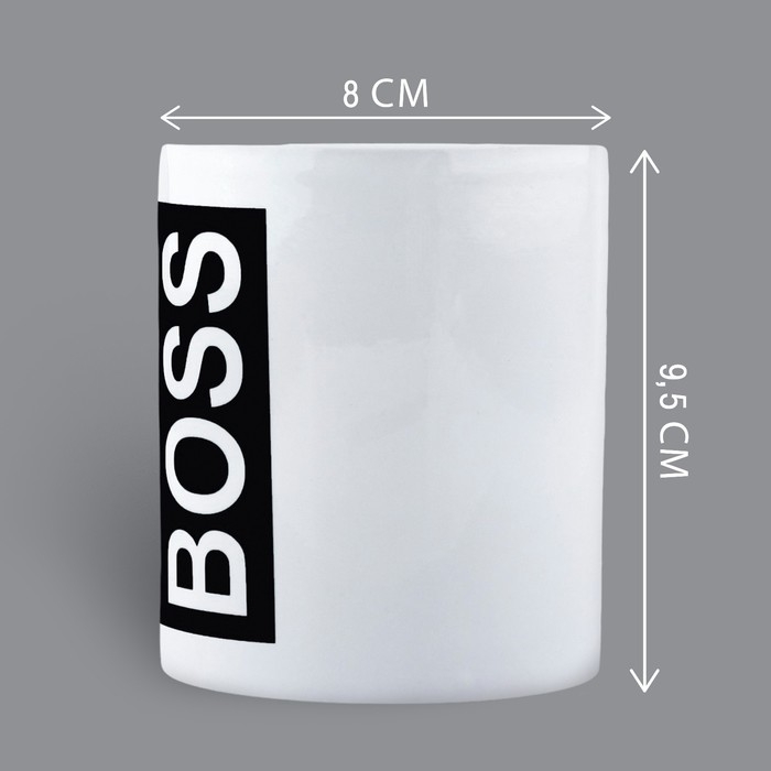 Кружка керамическая с сублимацией Дорого внимание «ПАПА BOSS», 320 мл Кружка керамическая с сублимацией Дорого внимание «ПАПА BOSS», 320 мл