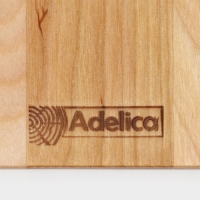 Тарелка Adelica &laquo;Классика&raquo;, 19&times;19&times;1,8 см, пропитана минеральным маслом, берёза