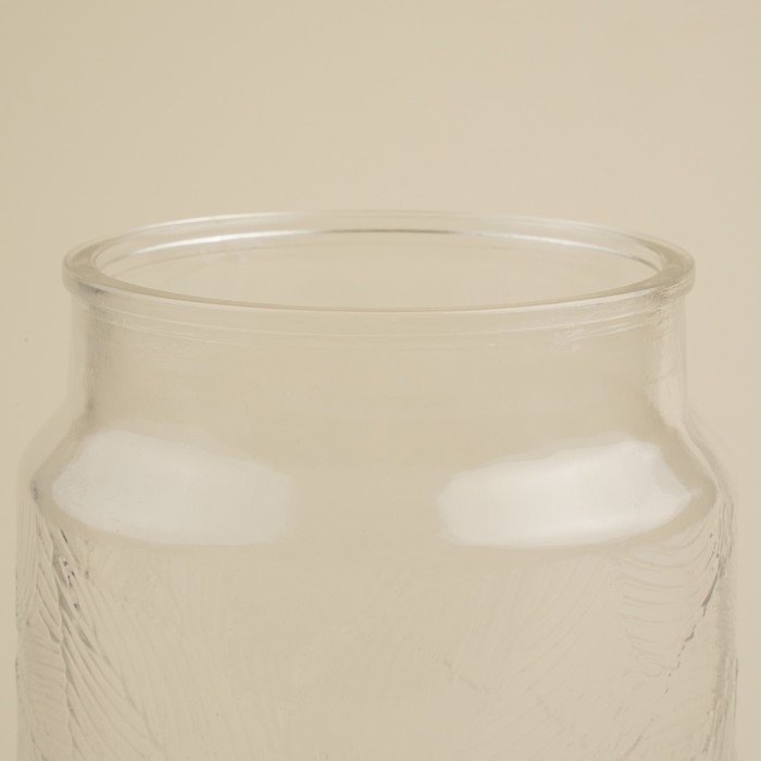 Банка стеклянная для хранения сыпучих продуктов SL Home &laquo;Валенсия&raquo;, 2 л, 12&times;20 см, с деревянной крышкой