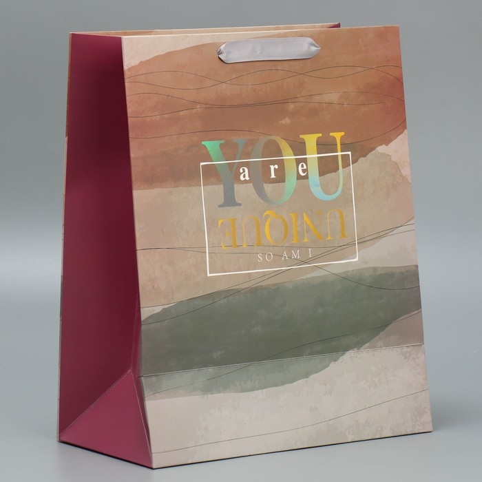 Пакет подарочный ламинированный, упаковка, &laquo;Ты особенный&raquo;, 25.4 х 30.5 х 12.7 см