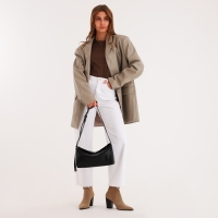 Сумка женская кросс-боди, на молнии, цвет чёрный