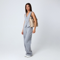 Сумка женская мешок на молнии, цвет бежевый Сумка женская мешок на молнии, цвет бежевый