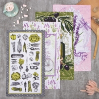 Набор полотенец кух. Доляна "Прованс" 35х60см-4шт, 100% хл Набор полотенец кух. Доляна "Прованс" 35х60см-4шт, 100% хл