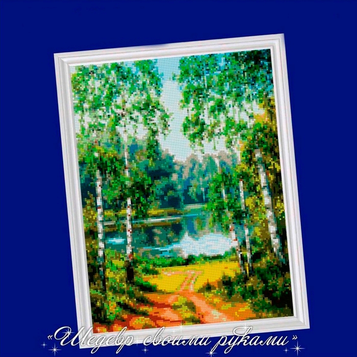 Алмазная мозаика &laquo;Из рощи&raquo;, 30 &times; 40 см, 36 цветов, без подрамника
