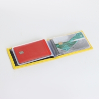 Визитница, 18 карт, цвет жёлтый