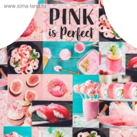 Фартук Этель PINK 70х60 см, 100% хлопок, саржа 190 гр/м&sup2;