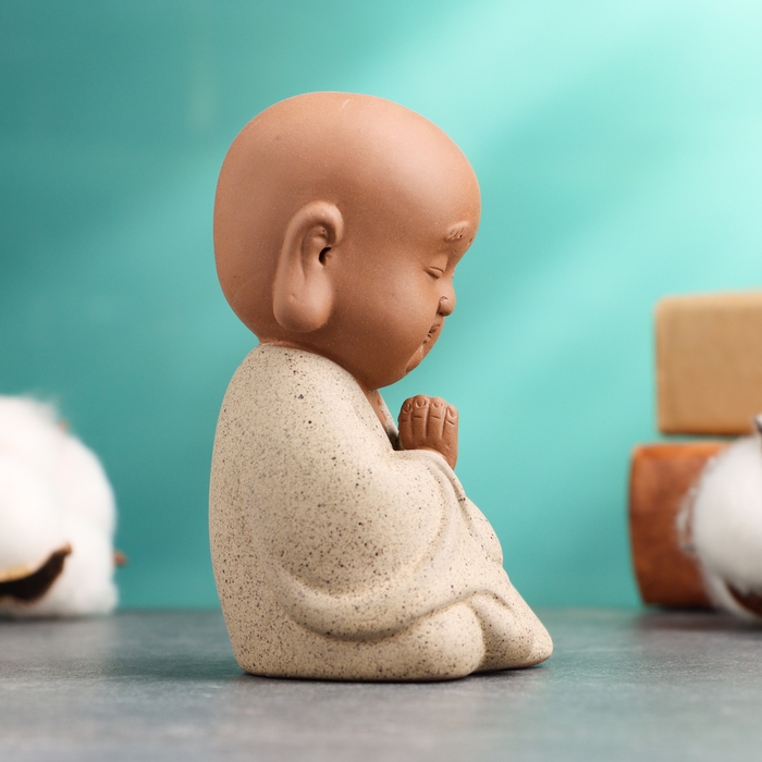 Фигурка Фигурка "Будда", 7х5 см, серая