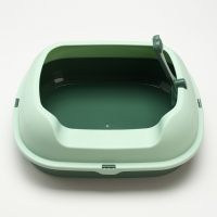 Туалет с бортом 46 х 38 х 18 см, зелёный