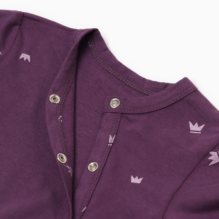 Комбинезон детский  MINAKU, цвет фиолетовый, рост 80-86 см