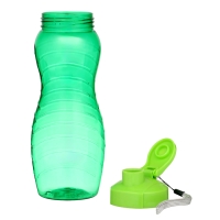 Бутылка для воды, 1 л, 25 х 9 см, зеленая Бутылка для воды, 1 л, 25 х 9 см, зеленая