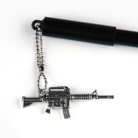 Ручка шариковая синяя паста 0.5 мм с подвеской автомат &laquo;Для настоящего героя&raquo; пластик