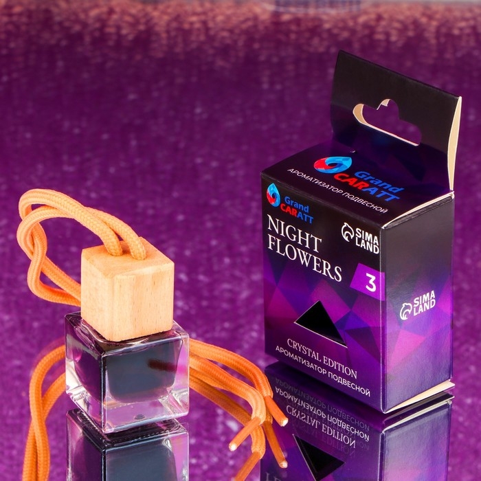 Ароматизатор подвесной Grand Caratt Crystal Edition, Night Flowers, 7 мл Ароматизатор подвесной Grand Caratt Crystal Edition, Night Flowers, 7 мл
