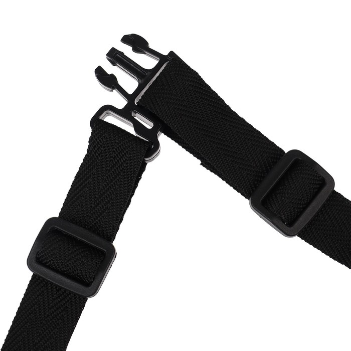 Ремень безопасности пятиточечный, универсальный в коляску/стульчик для кормления/автокресло детское, цвет чёрный Ремень безопасности пятиточечный, универсальный в коляску/стульчик для кормления/автокресло детское, цвет чёрный