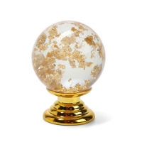 Ручка кнопка CAPPIO PK106, D=25 мм, пластик, цвет золото Ручка кнопка CAPPIO PK106, D=25 мм, пластик, цвет золото