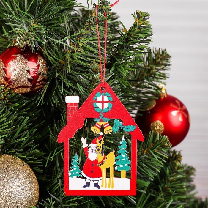 Подвеска новогодняя &laquo;В праздничном домике&raquo; МИКС