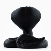 Подставка для телефона новогодний сувенир «Новый год: Кобра», чёрная, 8,5 х 7,5 см Подставка для телефона новогодний сувенир «Новый год: Кобра», чёрная, 8,5 х 7,5 см