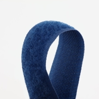 Липучка, 20 мм &times; 25 &plusmn; 1 м, цвет тёмно-синий