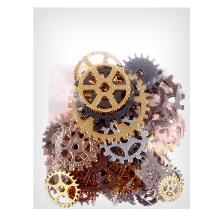 Декор для творчества &laquo;Античные шестерни&raquo; вес 50 г, размер 1 шт. &mdash; 0,5-3 см