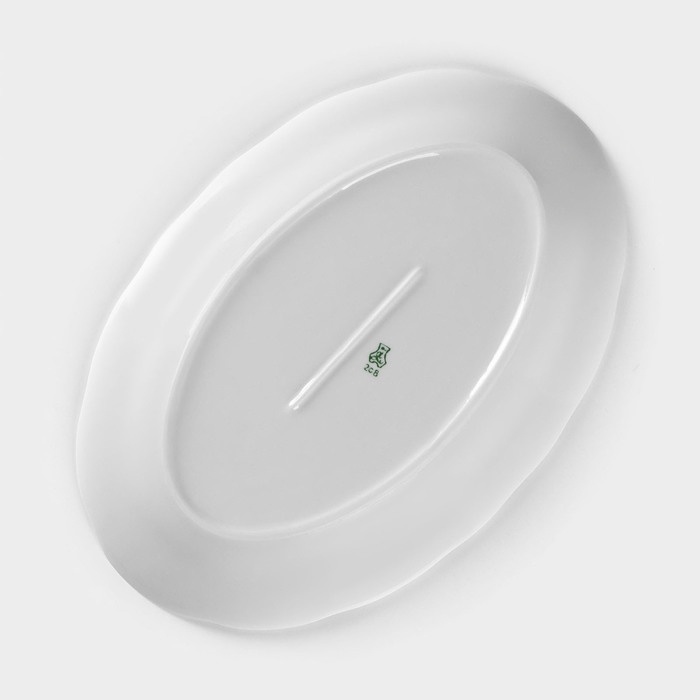 Блюдо фарфоровое &laquo;Сезон охоты&raquo;, d=31,5 см, белое, МИКС