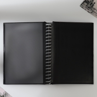 Фотоальбом &laquo;Моменты счастья&raquo;, 20 магнитных листов, цвет страниц чёрный