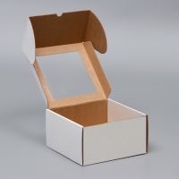 Коробка под торт, с окном, 20 х 20 х 10 см Коробка под торт, с окном, 20 х 20 х 10 см