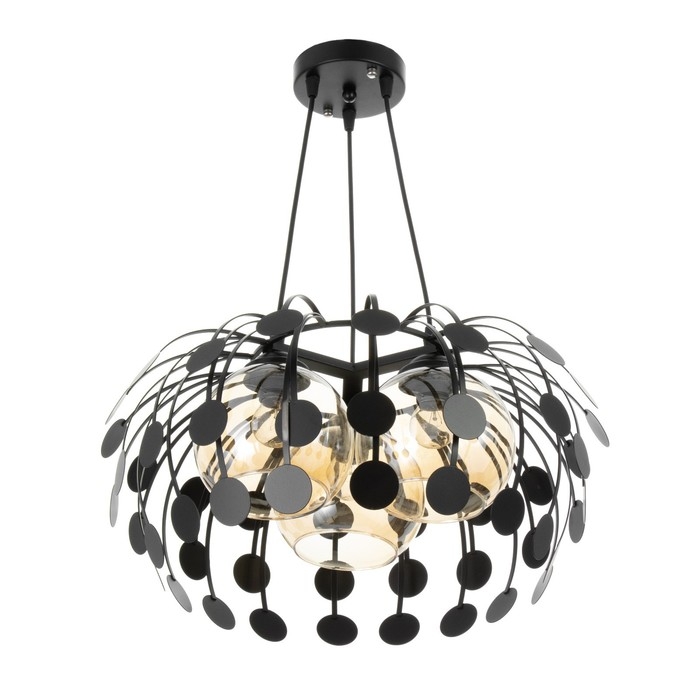 Светильник BayerLux Светильник BayerLux "Дикси" 3хЕ27 40Вт черный 45х45х22-122см