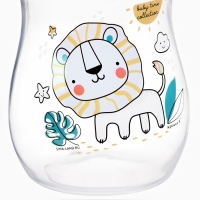 Бутылочка для кормления Крошка Я &laquo;Baby time collection&raquo;, широкое горло, от 6 мес., 240 мл, цвет красный