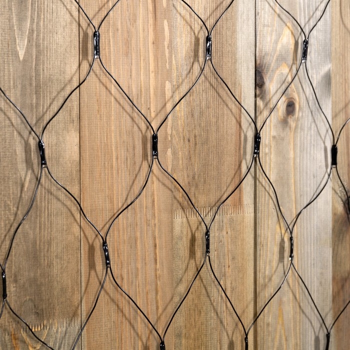 Гирлянда «Сеть» 2 × 3 м, IP44, УМС, тёмная нить, 384 LED, свечение тёплое белое, 220 В Гирлянда «Сеть» 2 × 3 м, IP44, УМС, тёмная нить, 384 LED, свечение тёплое белое, 220 В