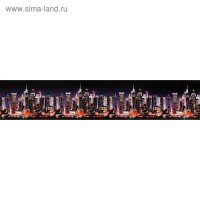 Кухонный фартук ПВХ "Город" 3000x600мм